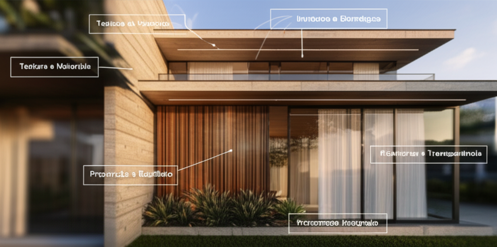Colagem de elementos de uma fachada de sucesso, incluindo letreiro, cores, iluminação e vitrine.