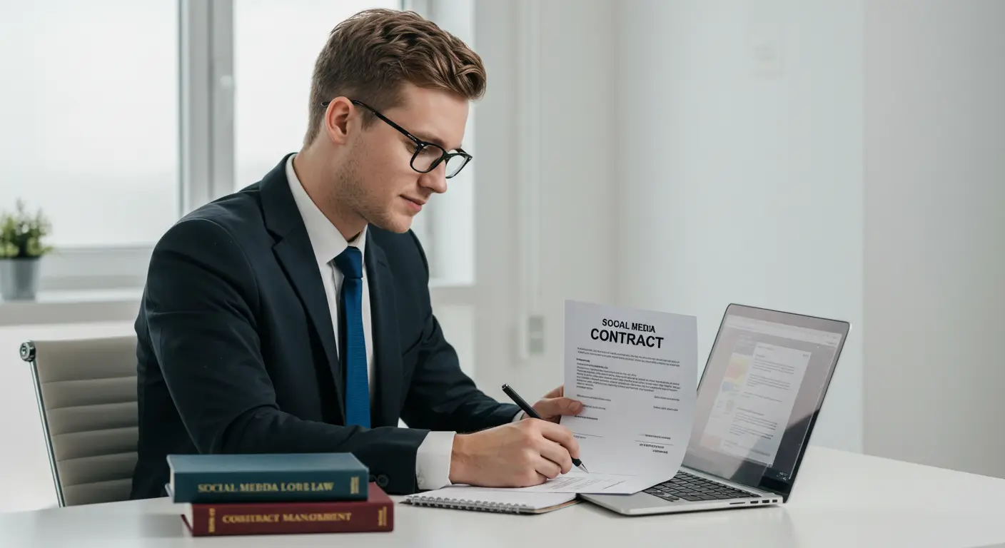 contrato para social midia