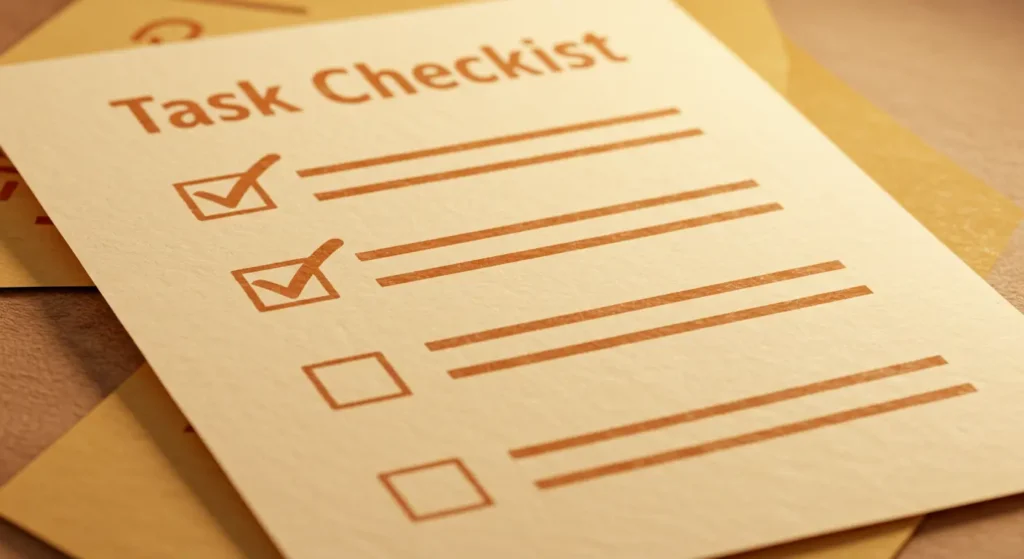 checklist de estratégias bem sucedidas