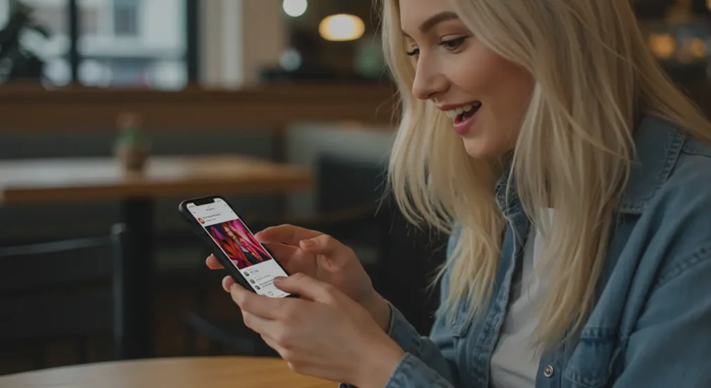 tempo de visualização e interação com postagem no instagram
