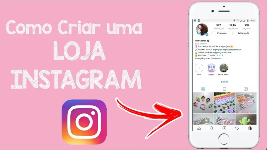 como criar loja no instagram