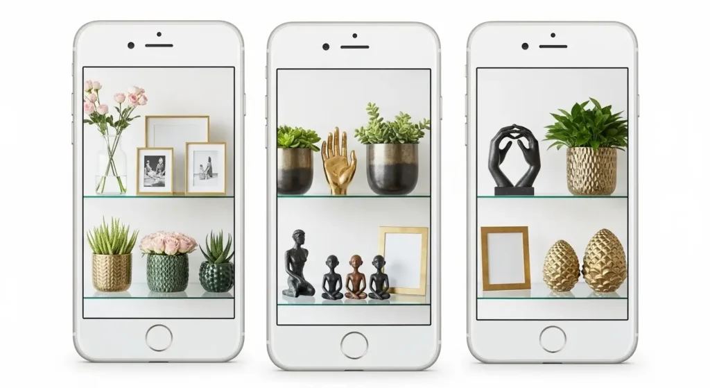 venda de objeto de decoração no instagram