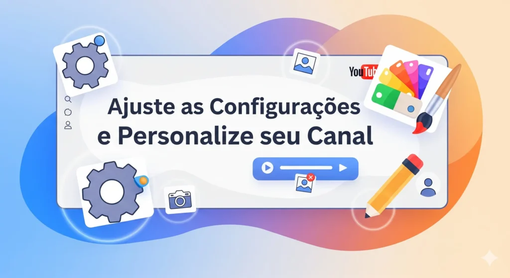 Ajuste as Configurações e Personalize seu Canal
