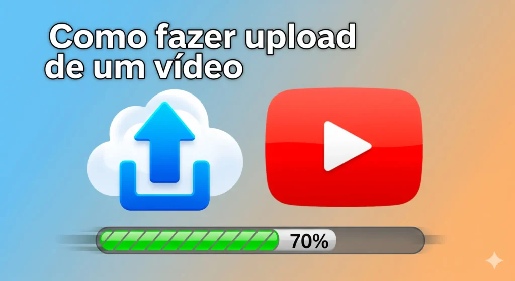 como fazer upload de vídeo no youtube